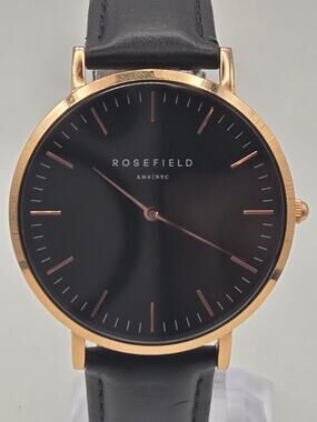 Rosefield Bowery Watch Stainless Steel Minimalist Quartz Timepiece Classic